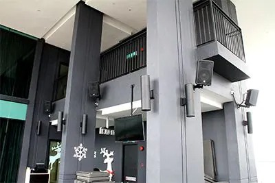 永盈会凭借其久经考验的音质被马六甲瑞士花园酒店及公寓选中